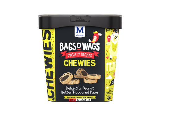 Picture of Montego Chewies Peanut Butter Paws 500grams