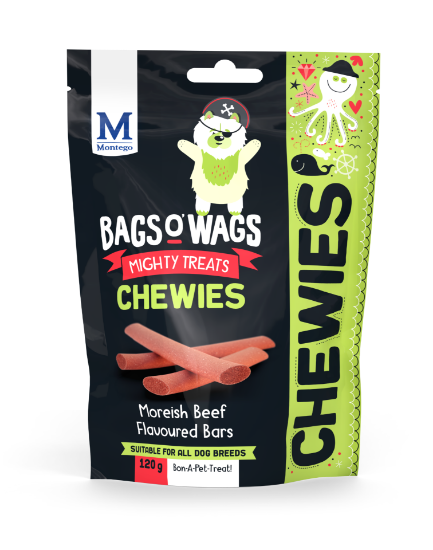 Picture of Montego Chewies Beef Bards 120grams