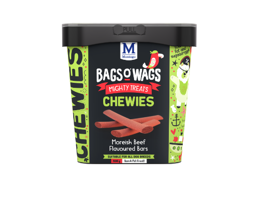 Picture of Montego Chewies Beef Bards 500grams